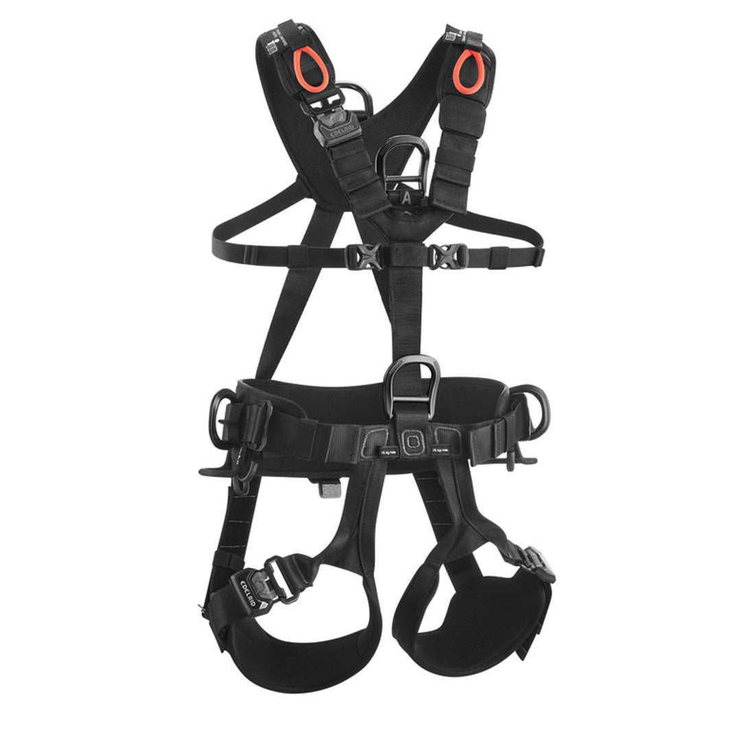 Edelrid Vertic Triple Lock II Rope Access Harness - Black